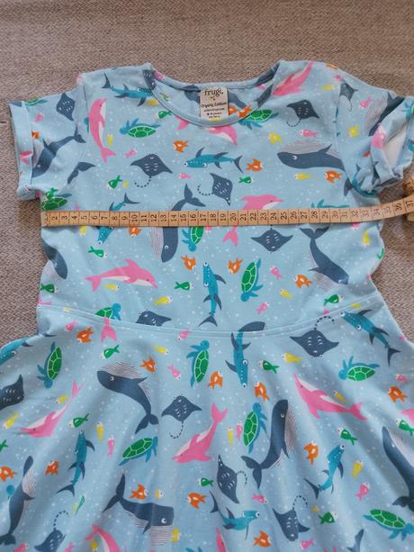 Dievčenské letné šaty zn. frugi, 134