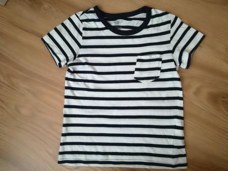 Pásikové tričko, h&m,110