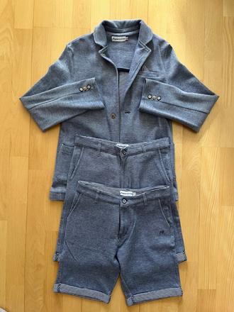 Stylova elegantná supravicka na leto sako+kratasy, original marines,152