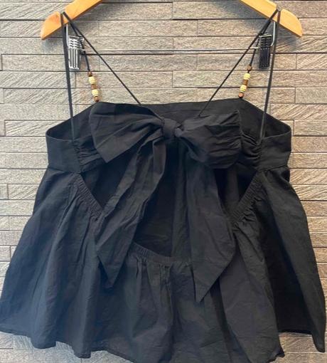 Krásny top s mašľou na chrbte značky zara, zara,s