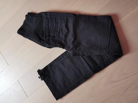 Bavlnené plátené tehotenské nohavice, c&a,l