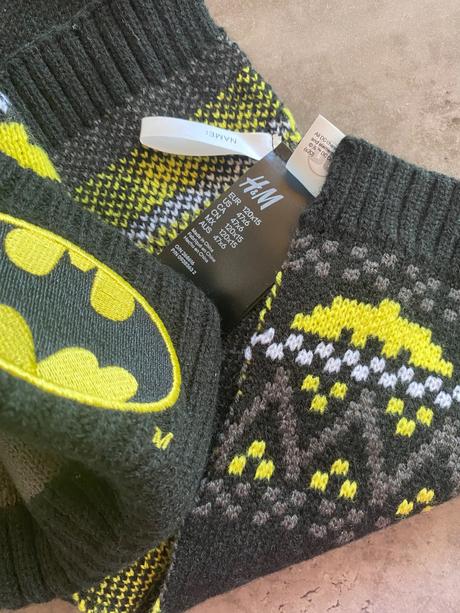 Zimná čiapka so šálom batman h&m, h&m,140