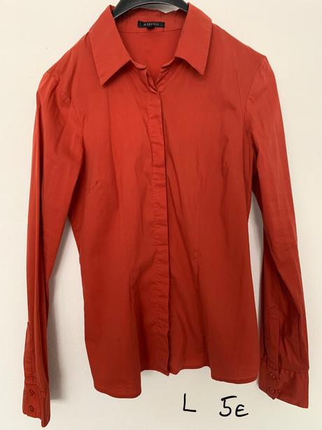 Blúzka s krytými gombíkmi, amisu,l