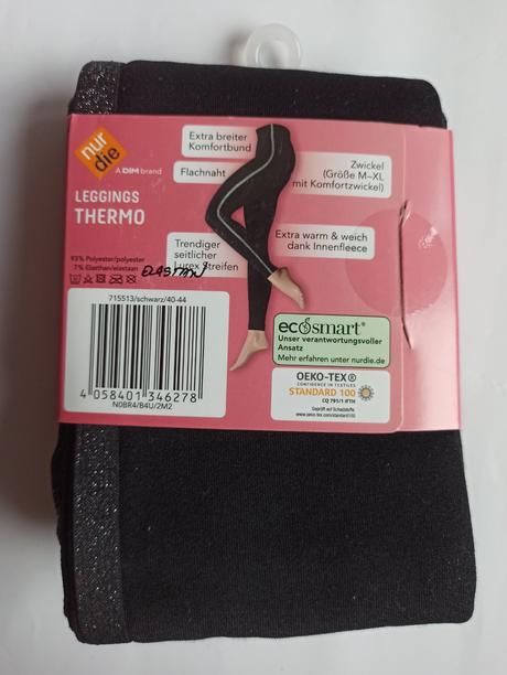 Termo legíny s ozdobným pásikom, 44 / 46 / 48 / l / xl