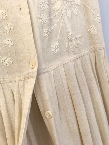 Luxusné ľanové šaty, l