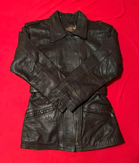 Dámska kožená bunda, l