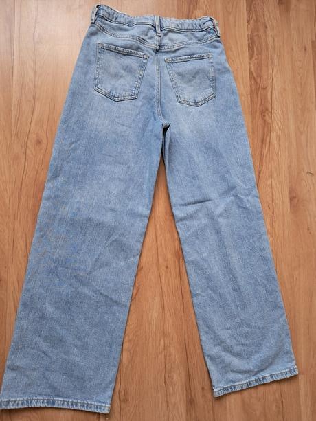 Široké baggy rifle, h&m,146