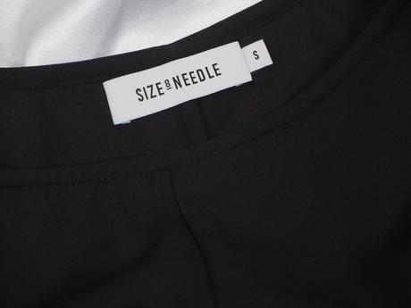 Kvalitná čierna blúzka size needle, s