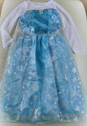 Nový 122/128 kostym frozen, elsa, šaty elza,7-8 r, 
