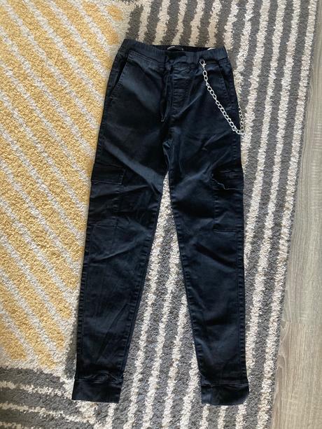 Elastické slim nohavice cropp, 32