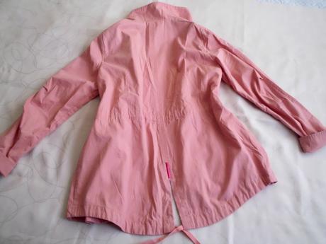 40 bunda-parka lososovo ružová, l