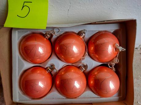 Retro vianočné gule, 