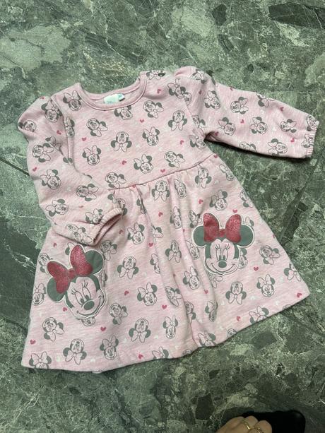 Šaty minnie mouse teplákové, disney,86