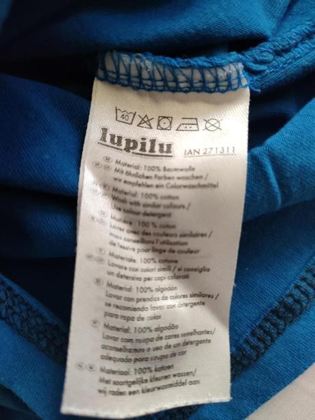 Chlapčenské tričko s dlhým rukávom "e", lupilu,116