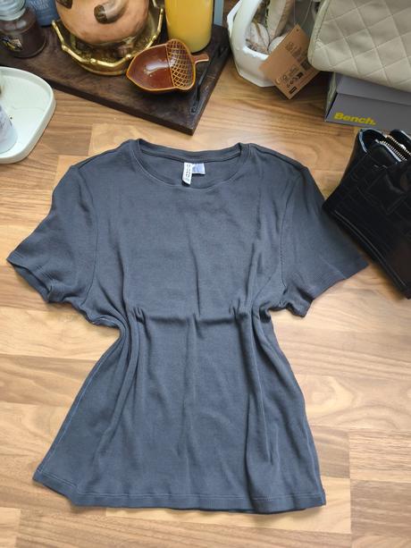Dámske sivé tričko hm, h&m,xl