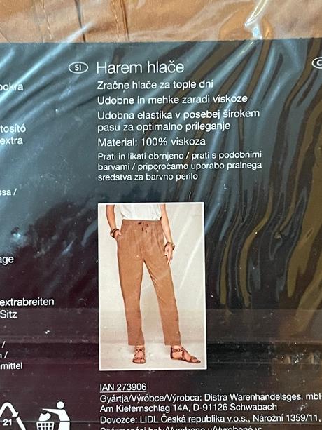 Letne nohavice, esmara,38