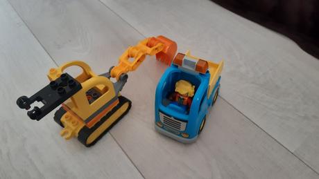 Lego duplo nakladne auto,zeriav, 