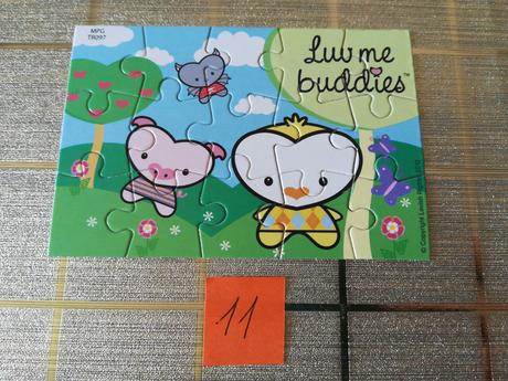 Kinder puzzle -  kus 80 centov, 