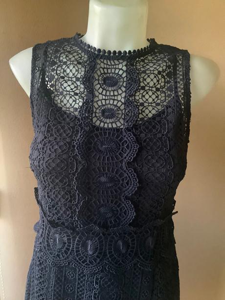 Krasne krajkové šaty 2+1napoly, h&m,36