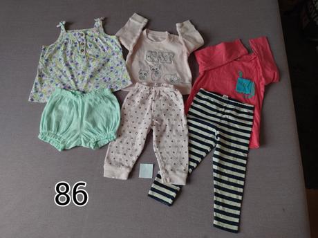 Predam detske/ dojcenske oblecenie, ciapky..., 68–80