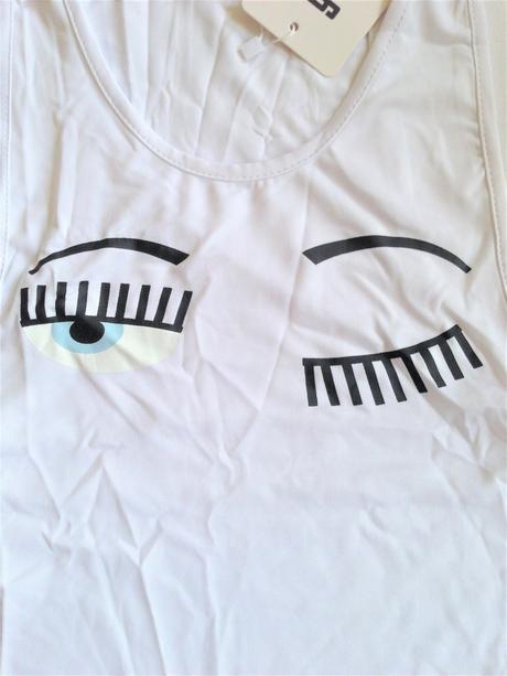 Biele tielkove eyes body vel. s/m, m / s