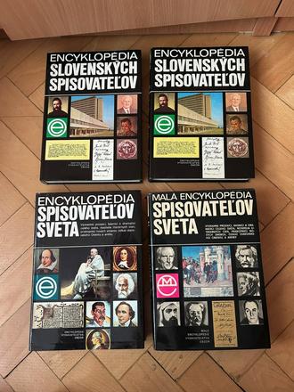 Sada encyklopédií spisovateľov sveta a slovenska,