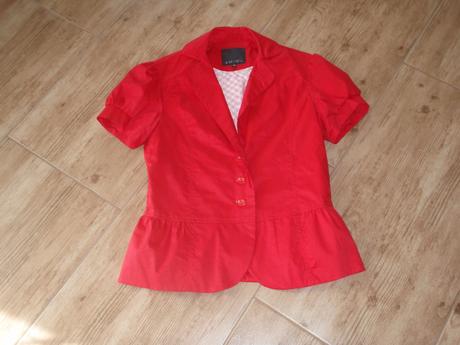 Červené sako, new yorker,40