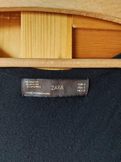 Čierne úpletové šaty zara, zara,s