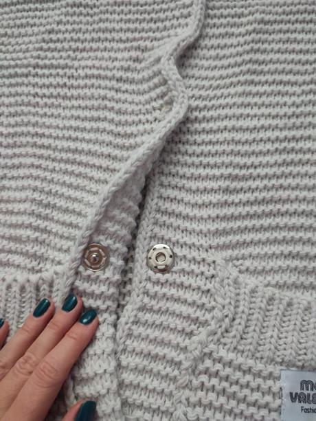 Cardigan s kapucňou, xl
