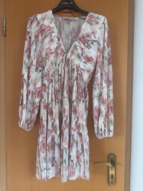 Plisované šaty h&m, h&m,xs