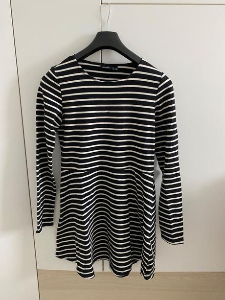 Pasikovane šaty, pepperts,s