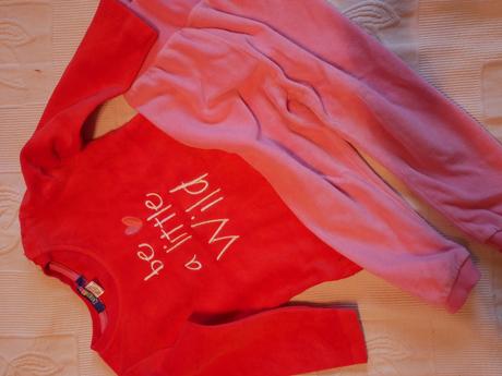 Zamatová domáca súprava tepláky a bundička, lupilu,92