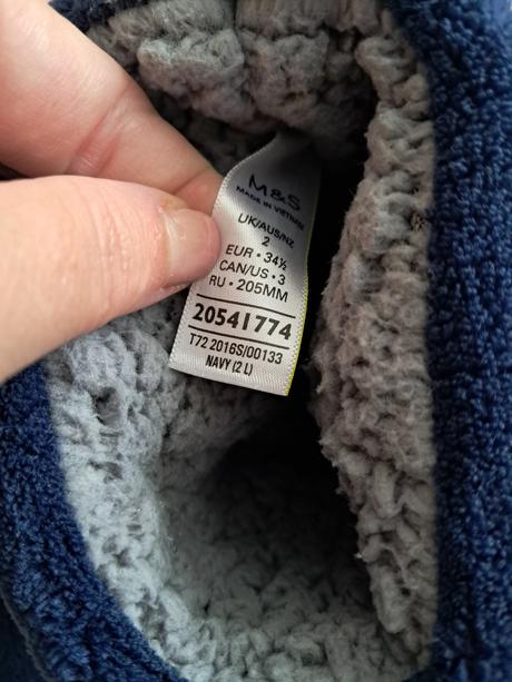 Papuče snehulky m&s v.34,5, marks & spencer,34