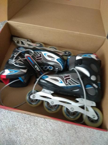 Kolieskove korčule fila, veľkosť 44, fila,44