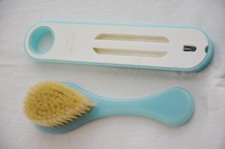 Bébé-jou, súprava teplomer a kefa na vlasy s macom, 