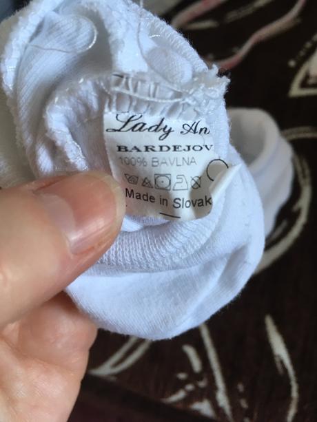 Biele capačky novorodenecké, lady ann,17