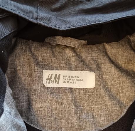 Detská zimná bunda, h&m,98