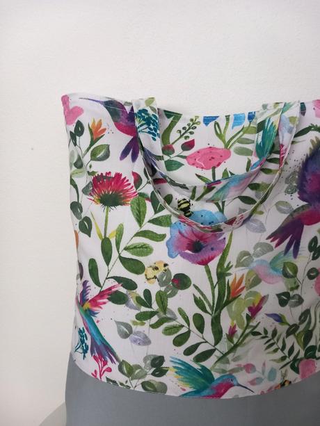 Látková taška kolibrik,