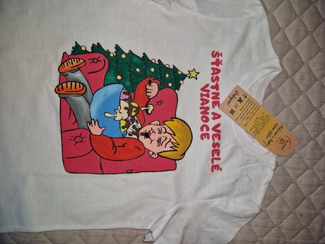 Vianočné tričko sam doma, 122 / 128