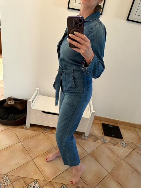 Rifľový overal, h&m,s