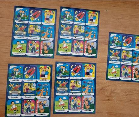 Detské nálepky, rôzne,