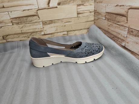 Rieker 38 - dámske našuchovacie sandále, rieker,38