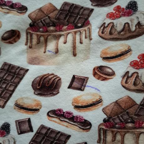 Čokoládový komplet sukňa a top, 110