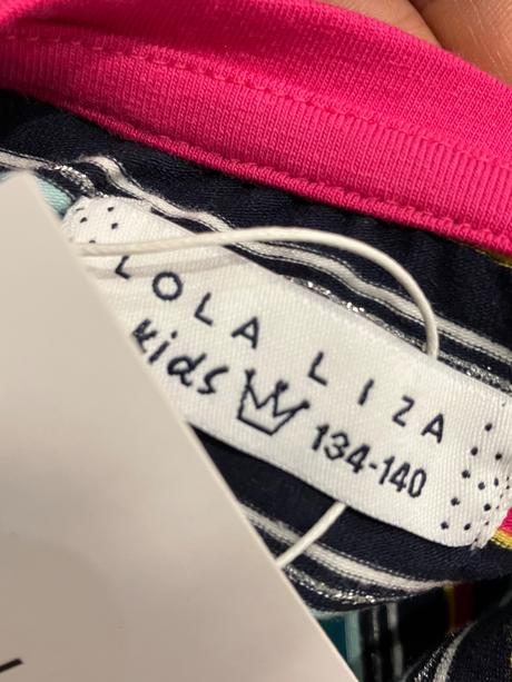 Dievčenské pásikavé tričko lola liza (134-140), 134 / 140