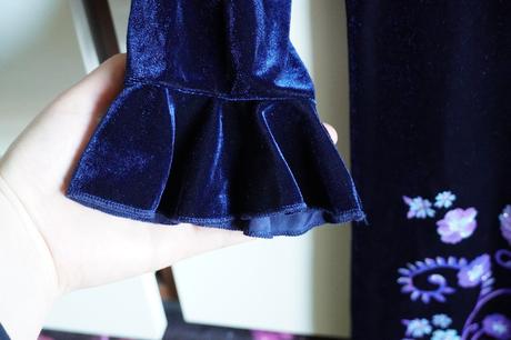 Modré detské šaty, 152