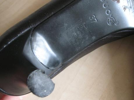 Tmavohnedné lodičky s ozdobou, 36