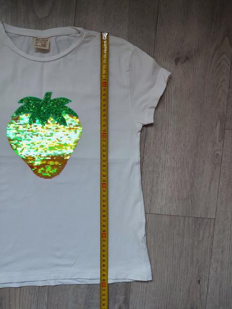 Tričko s jahôdkou, zara,140