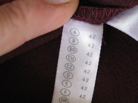 Štýlová bordová sukňa, 40, clockhouse,40