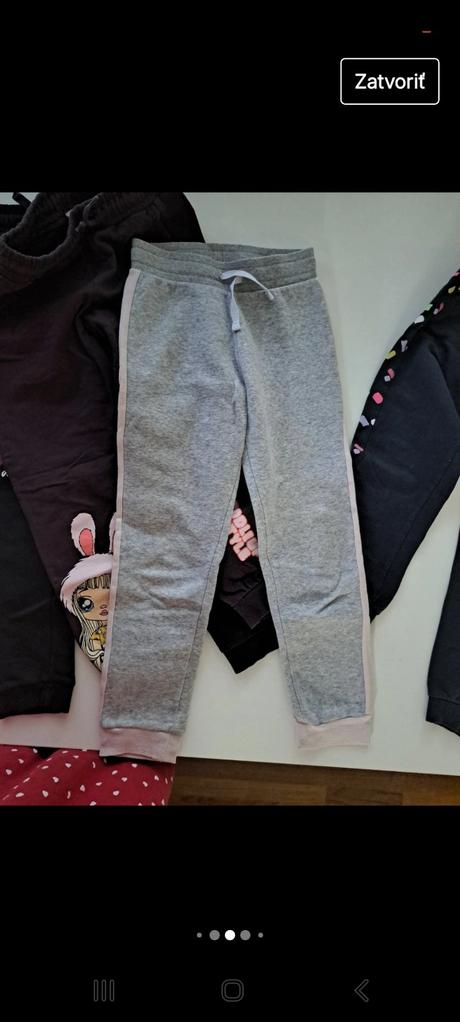 Zateplene teplaky 6/7 rokov, h&m,122