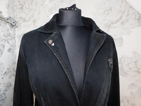 Luxusny riflovy blejzer/sako, 40